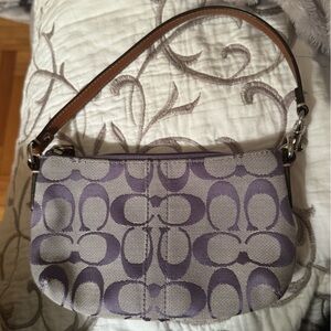 Coach Purple Signature Bag